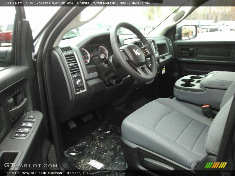 Granite Crystal Metallic / Black/Diesel Gray 2018 Ram 1500 Express Crew Cab 4x4