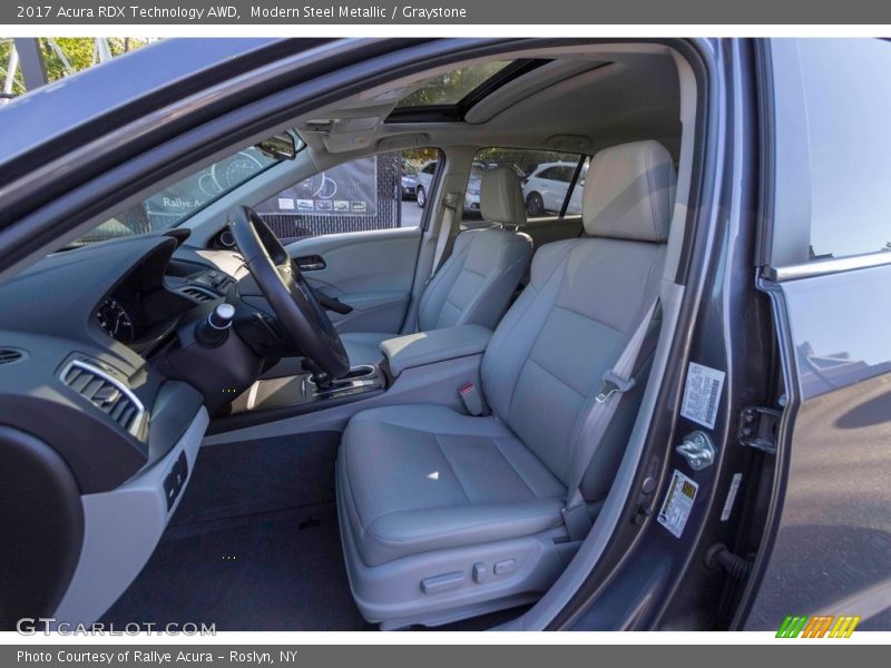 Modern Steel Metallic / Graystone 2017 Acura RDX Technology AWD