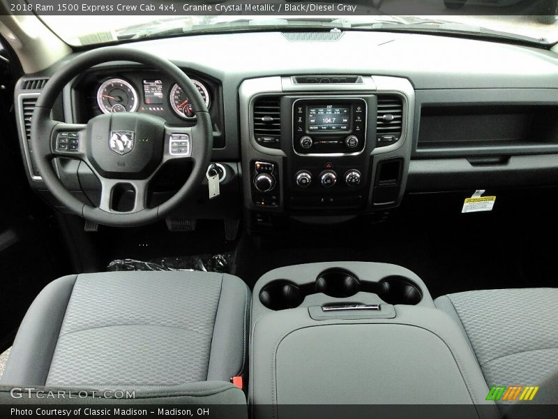 Granite Crystal Metallic / Black/Diesel Gray 2018 Ram 1500 Express Crew Cab 4x4