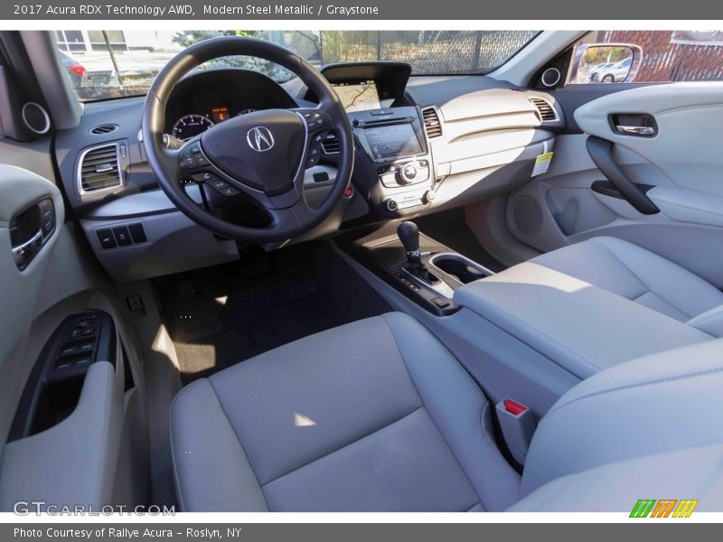Modern Steel Metallic / Graystone 2017 Acura RDX Technology AWD