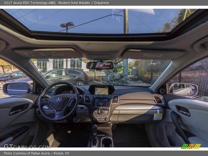 Modern Steel Metallic / Graystone 2017 Acura RDX Technology AWD