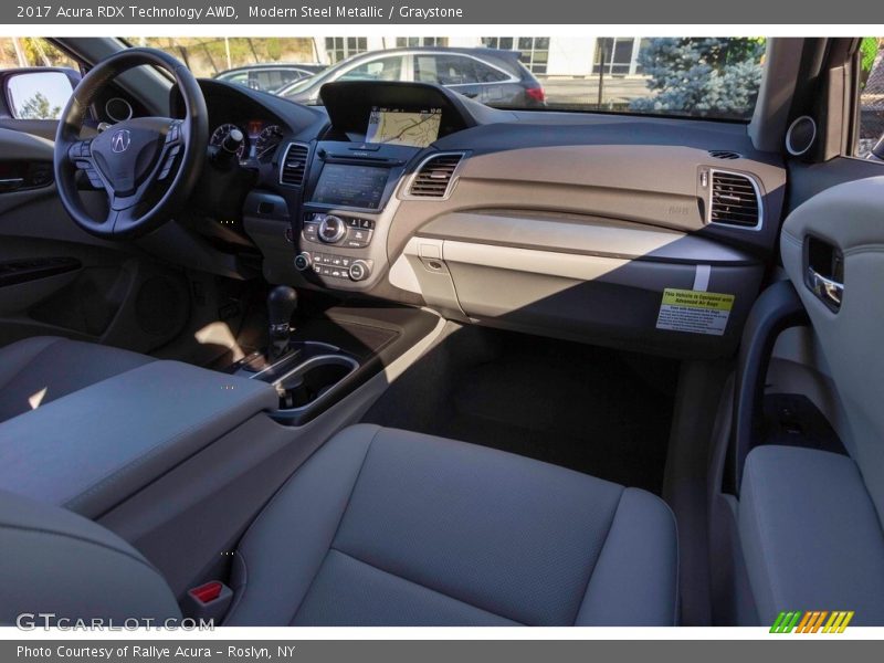 Modern Steel Metallic / Graystone 2017 Acura RDX Technology AWD
