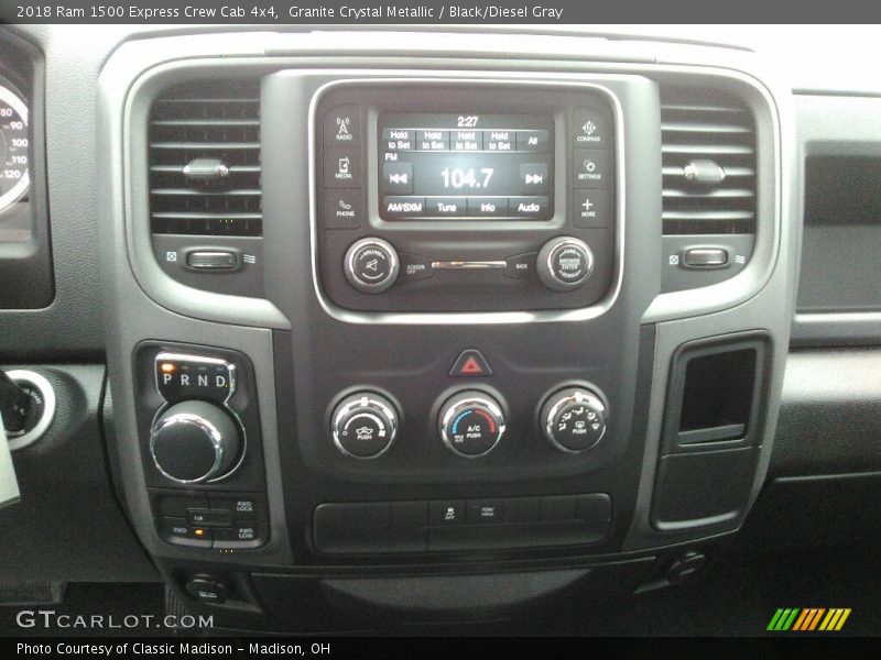 Granite Crystal Metallic / Black/Diesel Gray 2018 Ram 1500 Express Crew Cab 4x4