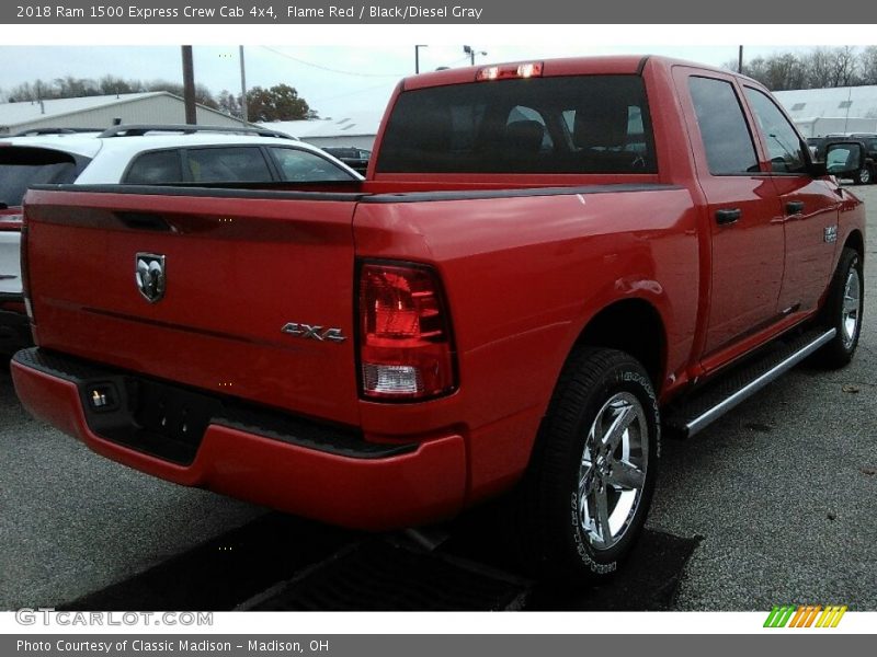 Flame Red / Black/Diesel Gray 2018 Ram 1500 Express Crew Cab 4x4