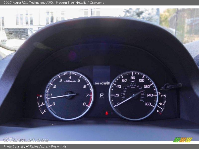 Modern Steel Metallic / Graystone 2017 Acura RDX Technology AWD