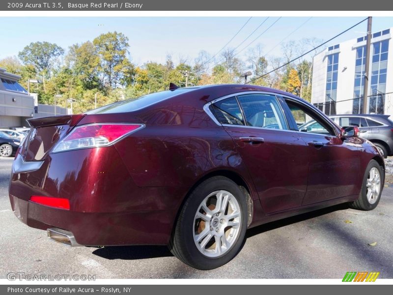Basque Red Pearl / Ebony 2009 Acura TL 3.5