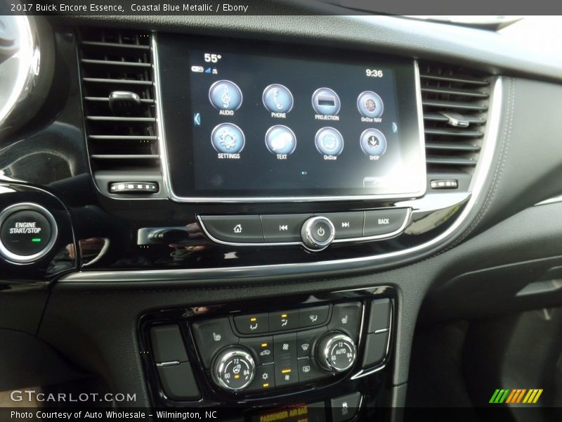 Coastal Blue Metallic / Ebony 2017 Buick Encore Essence