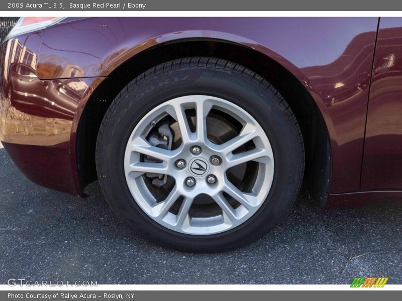 Basque Red Pearl / Ebony 2009 Acura TL 3.5
