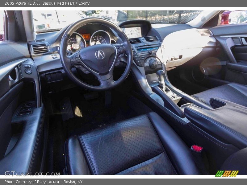 Basque Red Pearl / Ebony 2009 Acura TL 3.5