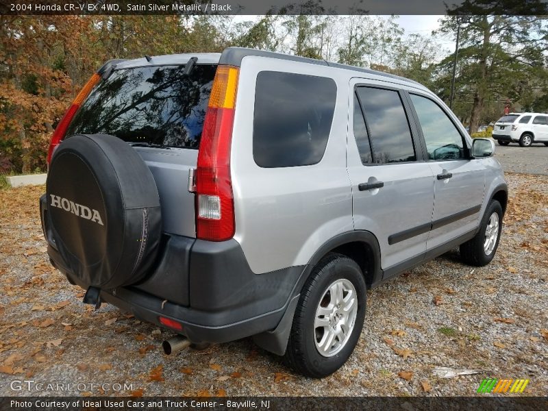 Satin Silver Metallic / Black 2004 Honda CR-V EX 4WD