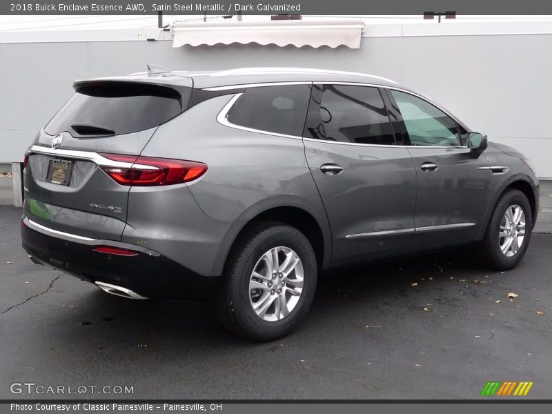 Satin Steel Metallic / Dark Galvanized 2018 Buick Enclave Essence AWD