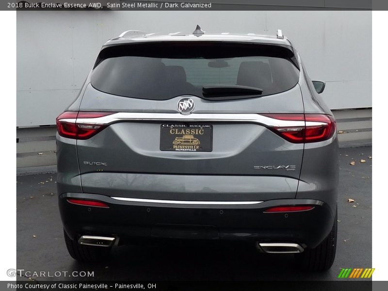 Satin Steel Metallic / Dark Galvanized 2018 Buick Enclave Essence AWD