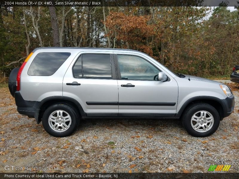 Satin Silver Metallic / Black 2004 Honda CR-V EX 4WD
