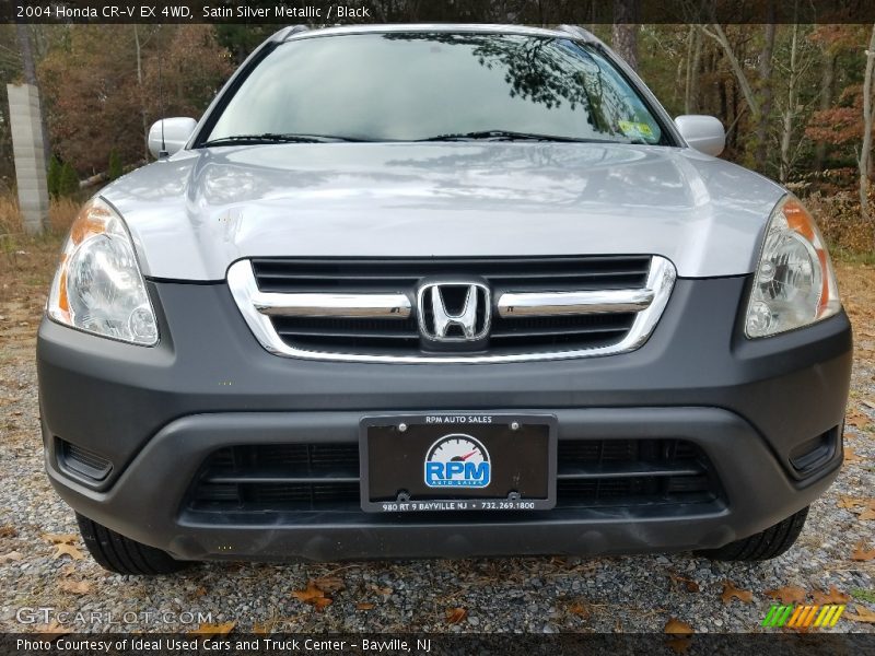Satin Silver Metallic / Black 2004 Honda CR-V EX 4WD