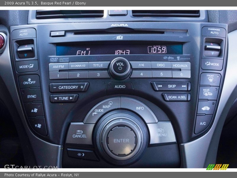 Basque Red Pearl / Ebony 2009 Acura TL 3.5