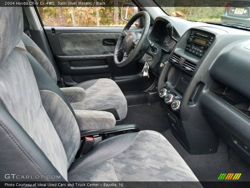 Satin Silver Metallic / Black 2004 Honda CR-V EX 4WD