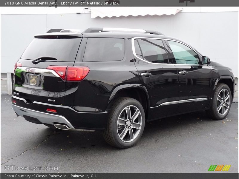 Ebony Twilight Metallic / Jet Black 2018 GMC Acadia Denali AWD