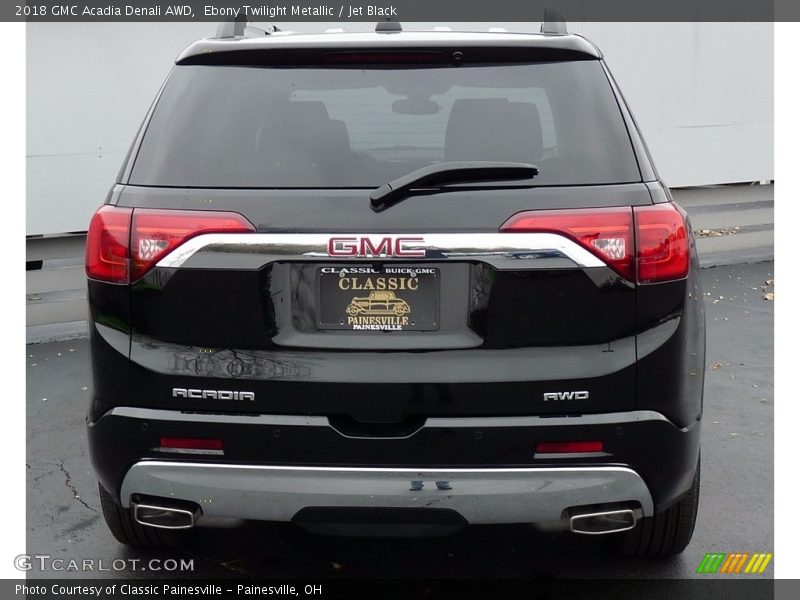 Ebony Twilight Metallic / Jet Black 2018 GMC Acadia Denali AWD