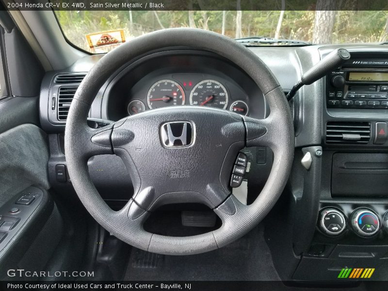 Satin Silver Metallic / Black 2004 Honda CR-V EX 4WD