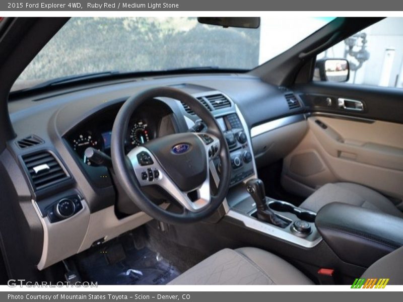 Ruby Red / Medium Light Stone 2015 Ford Explorer 4WD