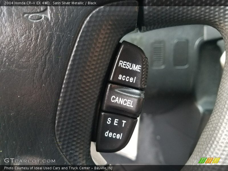 Satin Silver Metallic / Black 2004 Honda CR-V EX 4WD