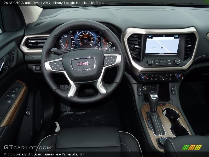 Ebony Twilight Metallic / Jet Black 2018 GMC Acadia Denali AWD