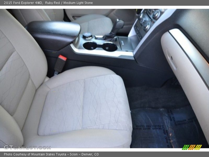 Ruby Red / Medium Light Stone 2015 Ford Explorer 4WD