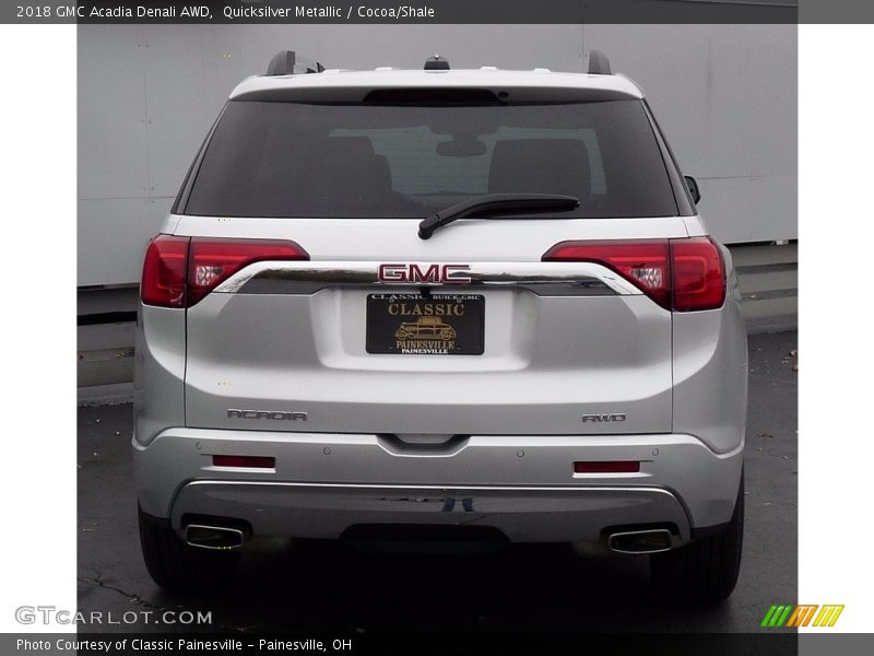 Quicksilver Metallic / Cocoa/Shale 2018 GMC Acadia Denali AWD