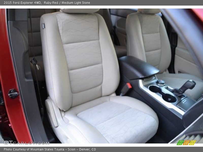 Ruby Red / Medium Light Stone 2015 Ford Explorer 4WD
