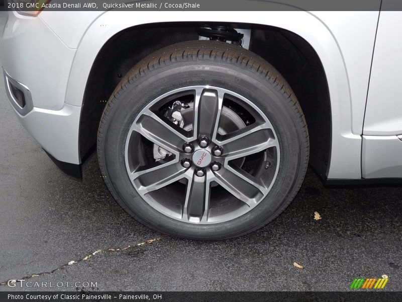 Quicksilver Metallic / Cocoa/Shale 2018 GMC Acadia Denali AWD