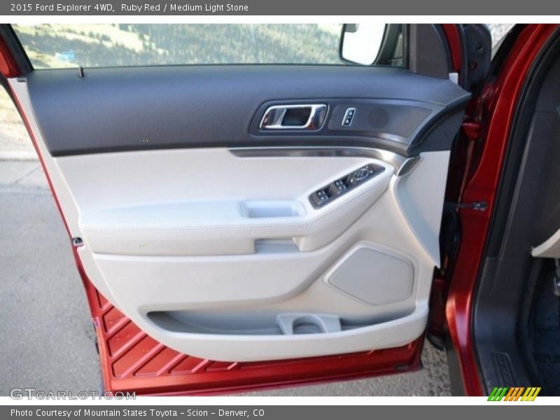 Ruby Red / Medium Light Stone 2015 Ford Explorer 4WD