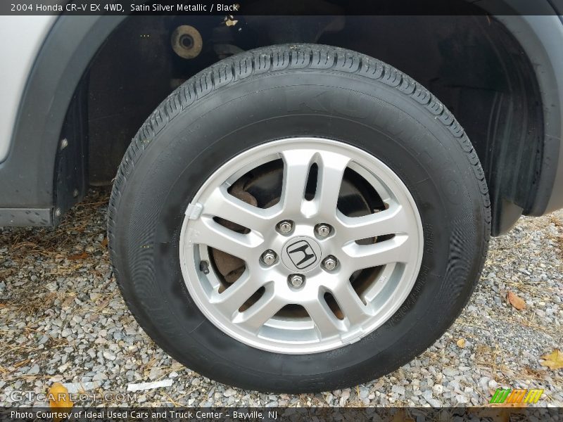 Satin Silver Metallic / Black 2004 Honda CR-V EX 4WD