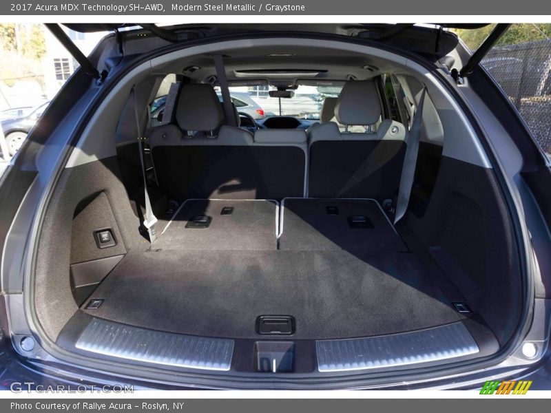 Modern Steel Metallic / Graystone 2017 Acura MDX Technology SH-AWD