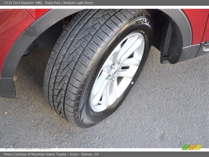 Ruby Red / Medium Light Stone 2015 Ford Explorer 4WD