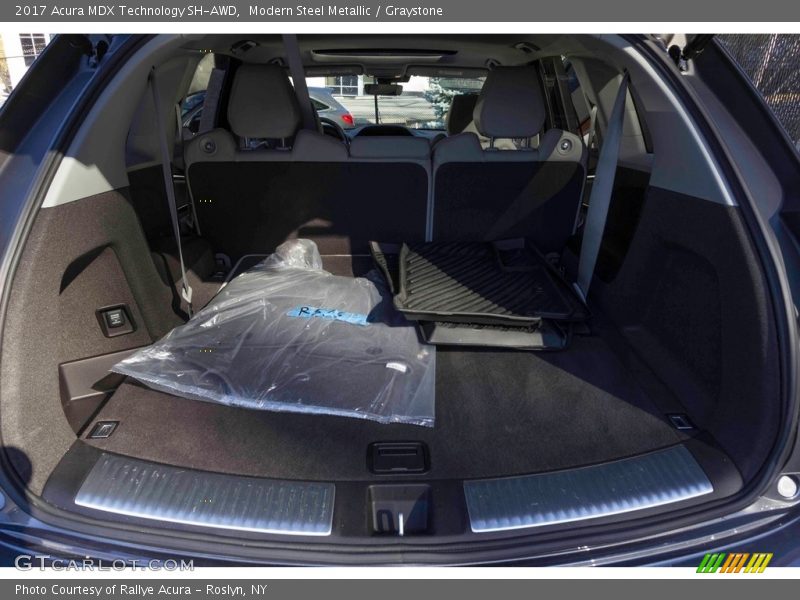 Modern Steel Metallic / Graystone 2017 Acura MDX Technology SH-AWD
