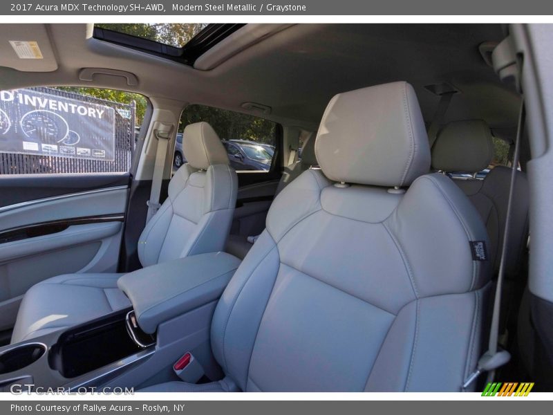 Modern Steel Metallic / Graystone 2017 Acura MDX Technology SH-AWD