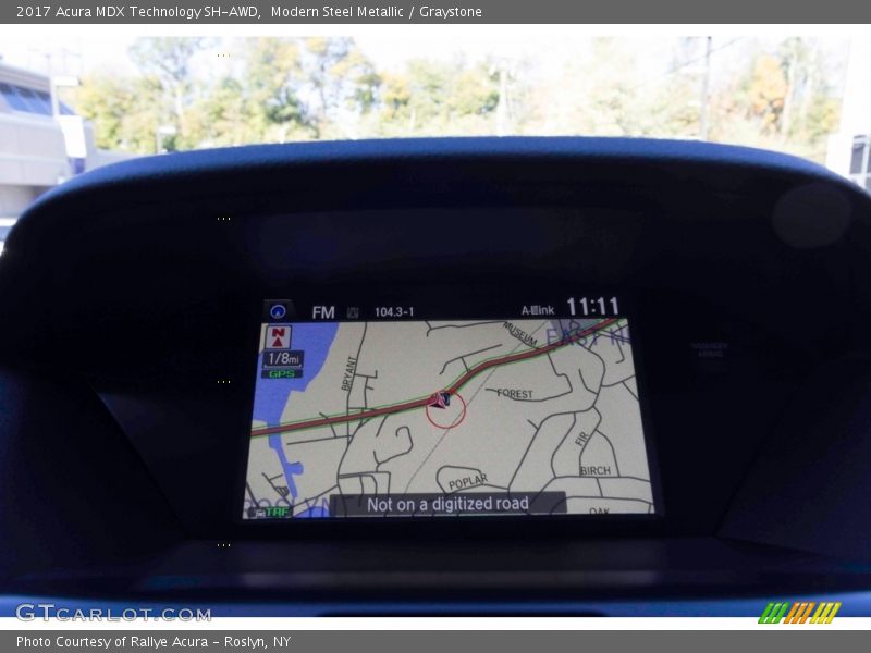 Modern Steel Metallic / Graystone 2017 Acura MDX Technology SH-AWD