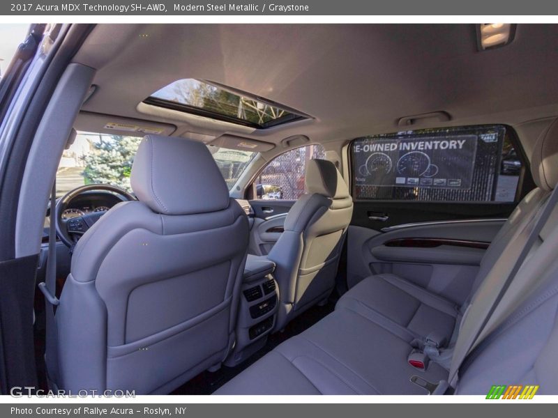 Modern Steel Metallic / Graystone 2017 Acura MDX Technology SH-AWD