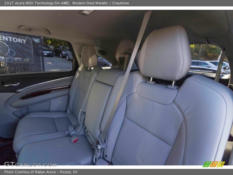 Modern Steel Metallic / Graystone 2017 Acura MDX Technology SH-AWD