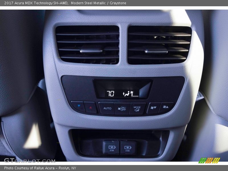 Modern Steel Metallic / Graystone 2017 Acura MDX Technology SH-AWD