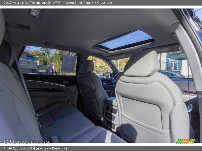 Modern Steel Metallic / Graystone 2017 Acura MDX Technology SH-AWD