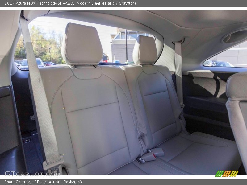 Modern Steel Metallic / Graystone 2017 Acura MDX Technology SH-AWD