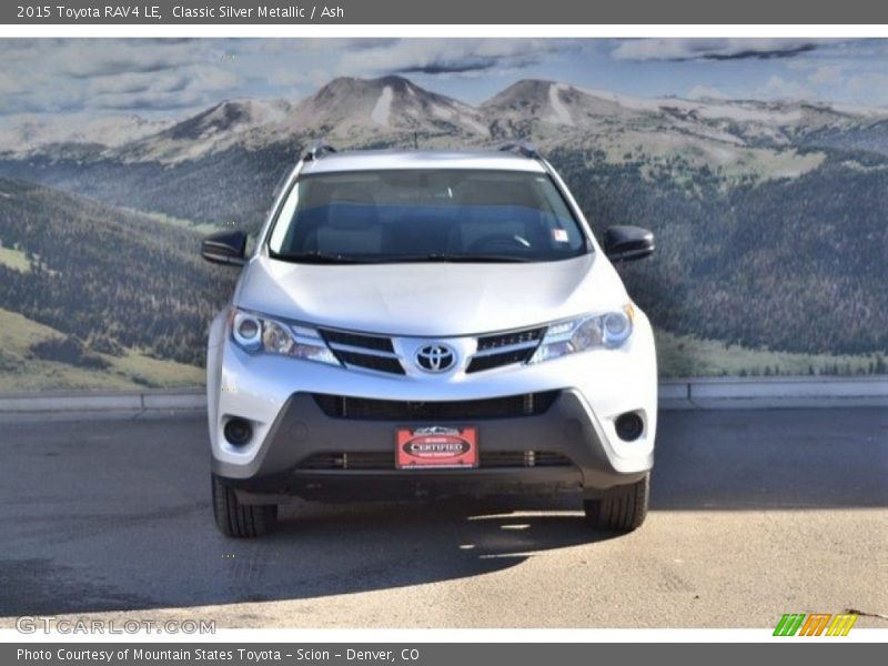 Classic Silver Metallic / Ash 2015 Toyota RAV4 LE