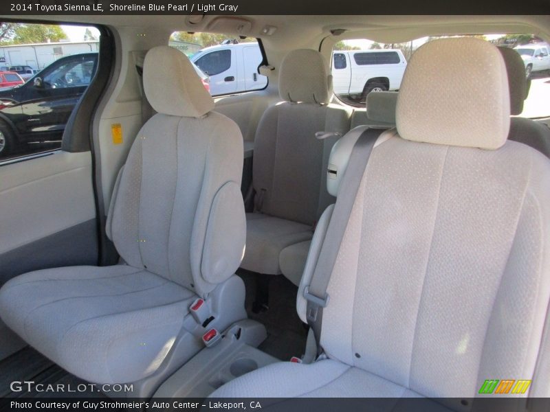 Shoreline Blue Pearl / Light Gray 2014 Toyota Sienna LE