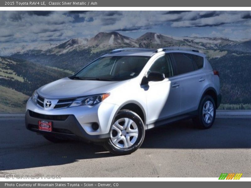 Classic Silver Metallic / Ash 2015 Toyota RAV4 LE