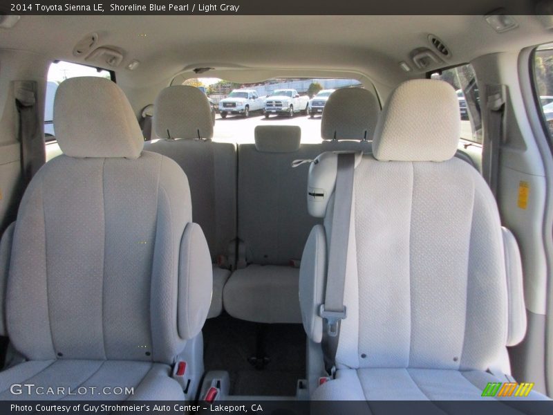 Shoreline Blue Pearl / Light Gray 2014 Toyota Sienna LE
