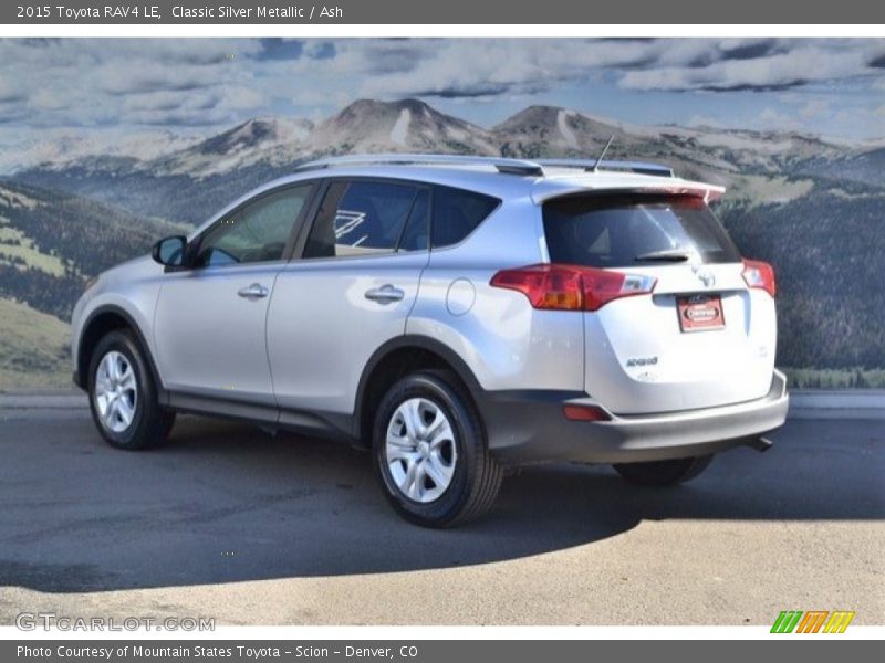 Classic Silver Metallic / Ash 2015 Toyota RAV4 LE