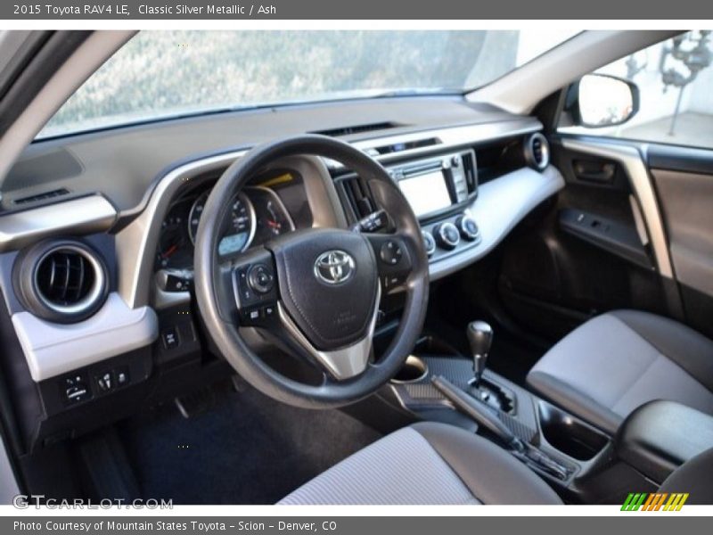 Classic Silver Metallic / Ash 2015 Toyota RAV4 LE
