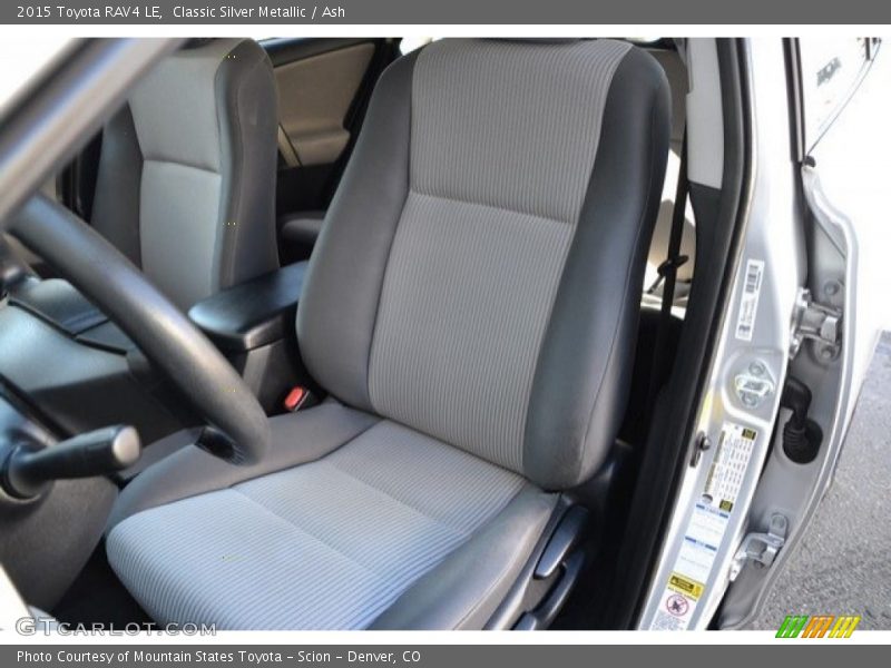 Classic Silver Metallic / Ash 2015 Toyota RAV4 LE