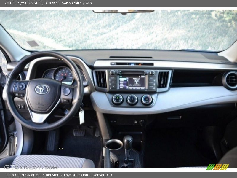 Classic Silver Metallic / Ash 2015 Toyota RAV4 LE